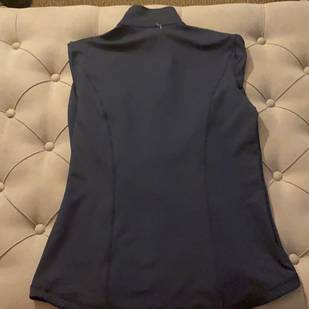 Navy blue sz Med athletic jacket - Picture 3 of 4